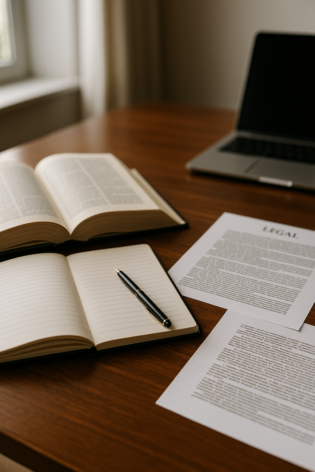 Campanha de anúncios para livro jurídico com autoridade real